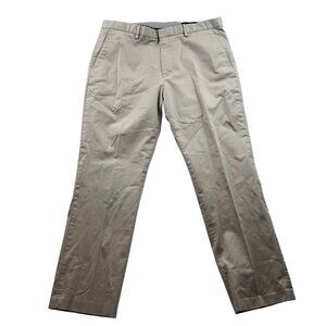Banana Republic Mens Pants Size 36x30 Tailored Slim Fit Chino Flat Front Beige